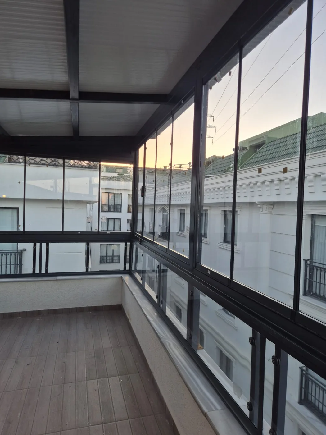 Kupa cam balkon uygulaması